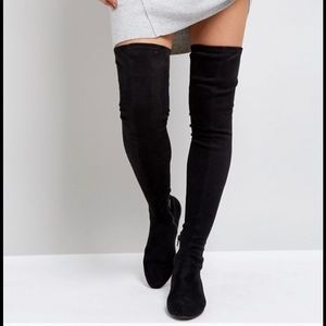 ASOS Kasba Flat Over the Knee Boots